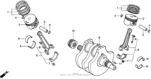 VT600CD2 Коленвал