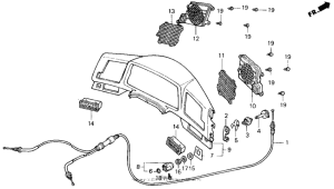GL1500SE Meter panel se