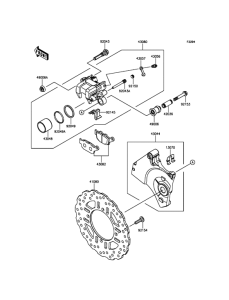 ZR800 Задний тормоз