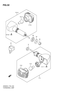 GS500 Поворотники