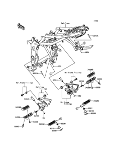 BX250 Подножки