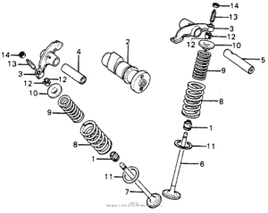 XL75 Распределительный вал и клапана