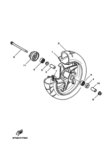 YA100W ﾌﾛﾝﾄﾎｲｰﾙ