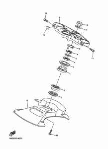 FJR1300A ステアリング