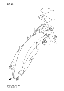 FL125 Заднее крыло