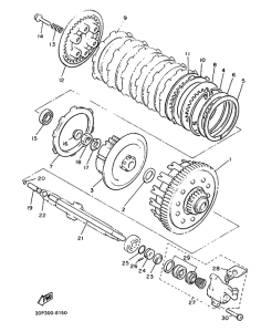 XVZ12TD Сцепление