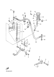YZF1000R Задний торм цилиндр