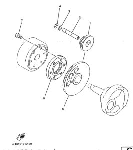 YP250 Стартер