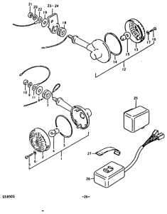 GS850 Поворотники
