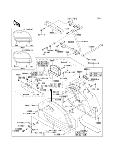 VN1500 Saddlebags(1 / 2)(vn1500-l2)