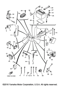 TW200E Электрика 1