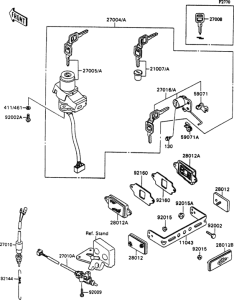 ZX1100 Ignition switch(1 / 2)