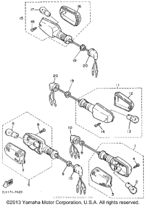 FZR1000U Поворотники