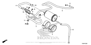 PCX150 Канистра осушителя