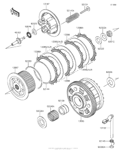 ZR1000 Clutch(Gef&sim;gff)