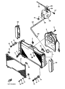 FZX750 Radiator. hose