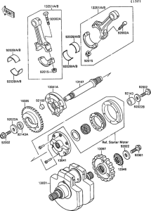 VN1500 Коленвал