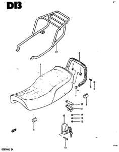 GS850 Пружина