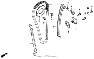 NX125 Цепь ГРМ