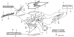 NSR50F Stripe / mark