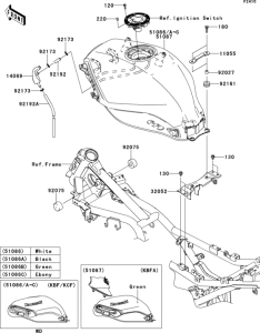 EX250 Топливный бак