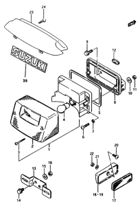 CP50 Задний комбинированный сигнал