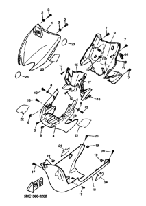 YQ100 Ветровое стекло