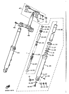 V-MAX12 Передняя вилка