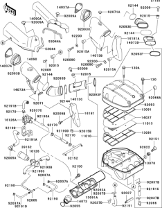 ZX750 Air cleaner(1 / 2)
