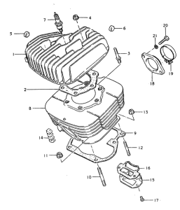 TS250 Цилиндр