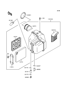BJ250 Воздушный фильтр