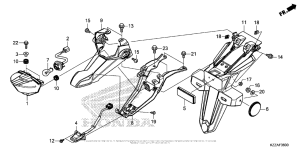 CRF250L (ABS) Фонарь