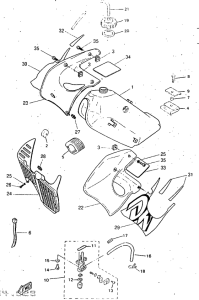 DT50R Топливный бак