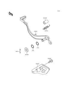  Педаль тормоза