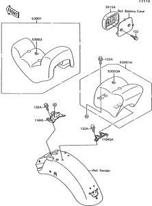 VN1500 Сиденье