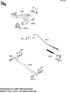  Педаль тормоза