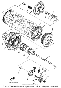 FZR400SWC Сцепление