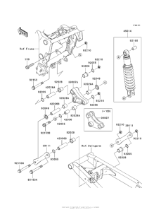 EX250 Подвеска  /  амортизатор