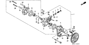 XR600R Маслонасос