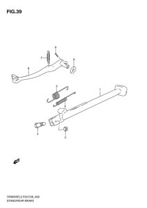 DR650 Stand / rear brake