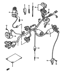 DR650 Жгут проводов