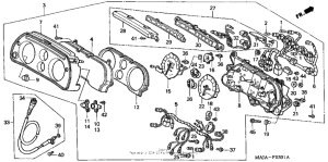 ST1100 (ABS/ TCS) Спидометр