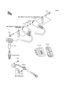EX250 Катушка зажигания
