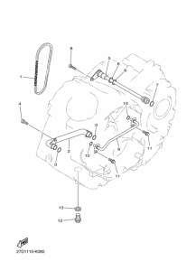 XVS1300CU Масляный насос