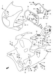 GSX-R750 Installation parts