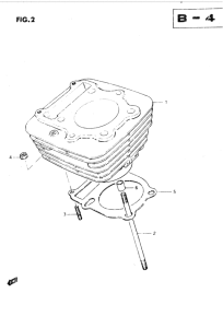 DR250 Цилиндр