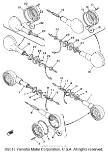SR500H Поворотники