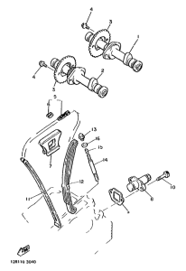 XS400 Camshaft. chain