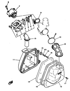 YN50R Впускная система