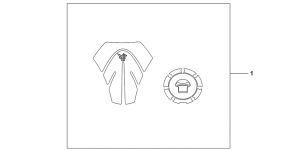 CB600F Kit fuel filler and tank pad se